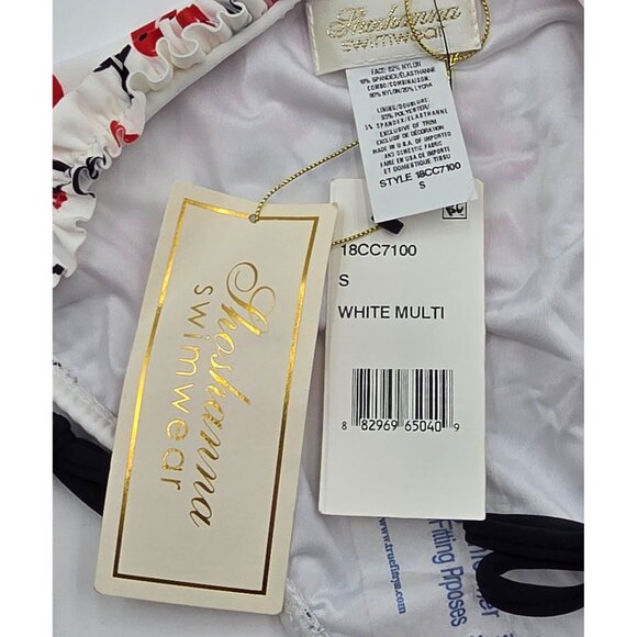 NWT Women's - Shoshanna Swim Cherry String Bikini Bottoms, Size Small - Picture 6 of 7